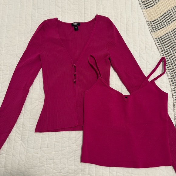 Express Women's Pink Top Set - Picture 1 of 4